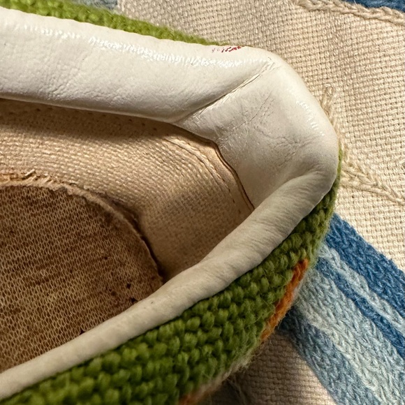 Vans Van Doren 1960’s Vintage Needlepoint Butterfly Skate Sneakers.  Size 9.5 - Picture 12 of 14